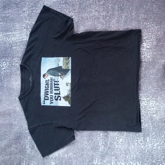 THE OFFICE Dwight You Ignorant SLT Michael Scott Graphic T-Shirt - Picture 1 of 4